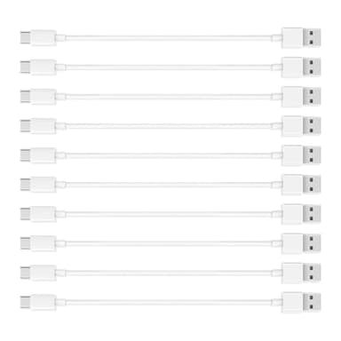 10 Pack Car Carplay USB A to USB C Cable for iPhone 16e 16 iPhone 15 Pro Max iPhone 16 15 Car Charger, iPhone 15 17 Carplay Cable Charging 16 Pro Plus, iPad USB C iPad 10th Pro Air 5/4 Mini 6th - Image 1