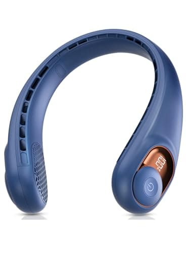 Neck Fan, Personal Fan with LED Indicator, USB-C Charging, Long-Lasting 5200mAh Battery, Hands Free Bladeless Fan with 3 Adjustable Speeds & Ultra-Quiet, Ideal for Home, Travel & Outdoor - Image 1