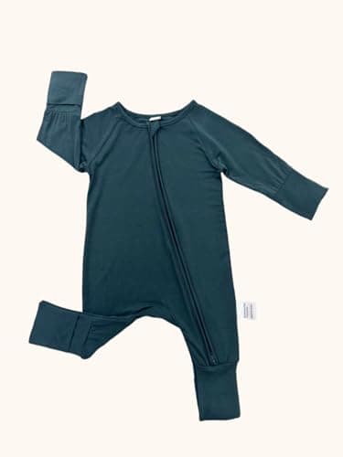 Bow Dream Infant Boys Girls Clothes Newborn Bamboo Rayon Baby girl Romper baby boy Bodysuit Jumpsuit Deep Green Dog Sun 3-6 Months - Image 6