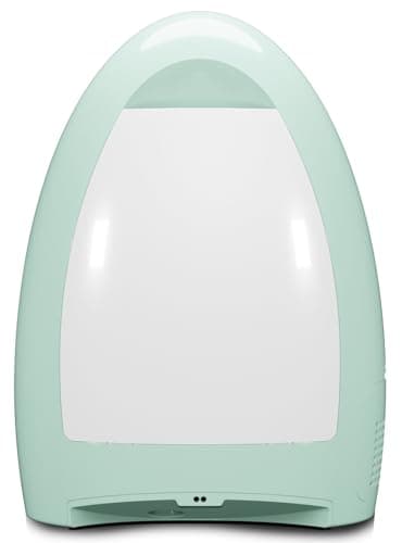 EyeVac Home Touchless Vacuum, Dual High Efficiency Filtration, Corded, Bagless, Automatic Sensors, 1000 Watt (Sage Green w/White Canister) (Renewed)