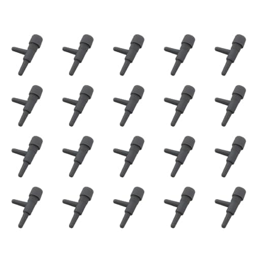 CTWHA 20PCS Aquarium Oxygen Pump Air Volume Regulator Valve Aquarium Air Flow Control Valve Aquarium Air Pump Accessories Plastic Air Flow Regulator for 3/16 Inch Air Line - Image 1
