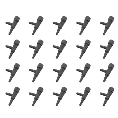 CTWHA 20PCS Aquarium Oxygen Pump Air Volume Regulator Valve Aquarium Air Flow Control Valve Aquarium Air Pump Accessories Plastic Air Flow Regulator for 3/16 Inch Air Line - Image 1