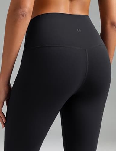 Colorfulkoala Women's Dreamlux High Waisted Workout Leggings 25" Inseam 7/8 Length Yoga Pants (XS, Black) - Image 7