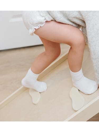 JAKIDAR 12 Pack Baby Toddler Socks Non Slip Grip Cotton Crew Socks for Boys Girls Infants Kids, Black/Gray/White, 12-24 Months - Image 7