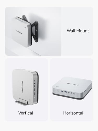 MINISFORUM Mini PC AI X1 Pro AMD Ryzen AI 9 HX370(12Cores/24 Threads)&AMD Radeon 890M Mini Gaming PC,96GB DDR5 2TB SSD,8K Quad Output(HDMI+DP+2xUSB4),Dual 2.5 LAN/WIFI7/BT5.4/Oculink,Copilot PC - Image 9