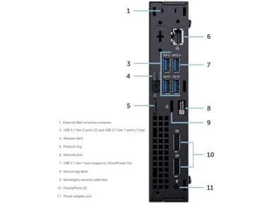 Dell OptiPlex 7070 Business Mini Desktop Computer, Core i7-8700, 32GB DDR4 RAM, 1TB SSD, Displayport, Keyboard and Mouse, Windows 10 Pro (Renewed) - Image 6