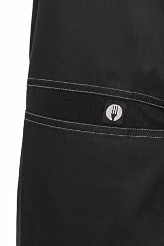 Chef Works Men's Cool Vent Baggy Chef Pants, Black, X-Large - Image 7