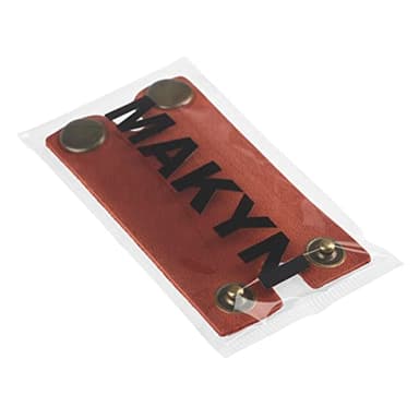 MAKYN Safety Razor Head Protecting Leather Cover, Genuine Cowhide Leather Double Edge Safety Razor Case Accessories for Travel, Butterfly Razor Case (Cognac) - Image 8