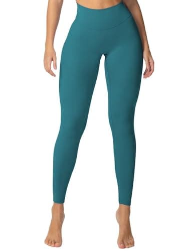Sunzel Sunzfly Invisible Butt Scrunch Workout Leggings for Women, Butt Lifting High Waisted Gym Yoga Pants with Tummy Control 25" Deep Lagoon Medium - Image 4