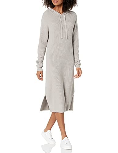 The Drop Women's Claudia Cuddle Hoodie Midi Dress, Porpoise, 3X, Plus Size - Image 1