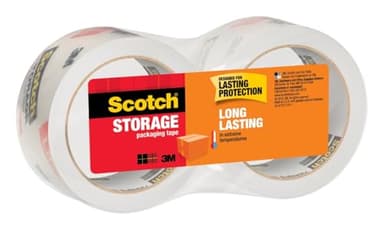 Scotch® Storage Packaging Tape, 1.88 in 54.6 yd (48 mm x 50 m) - Image 1