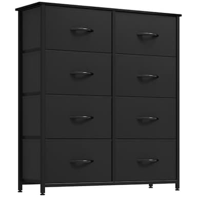 YITAHOME Fabric Dresser with 8 Drawers, Tall Dresser with Fabric Bins, Storage Tower Unit, Chest of Drawers for Living Room, Hallway - Image 1
