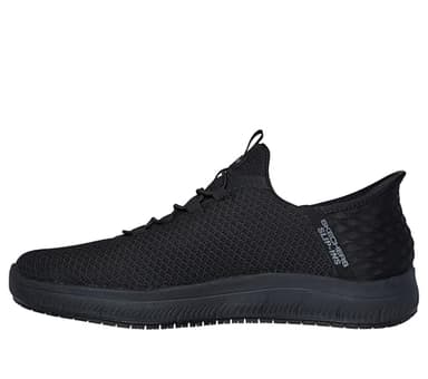 Skechers Men's Summits Colsin Sr Hands Free Slip-Ins Sneaker, Black, 10.5 Wide - Image 5