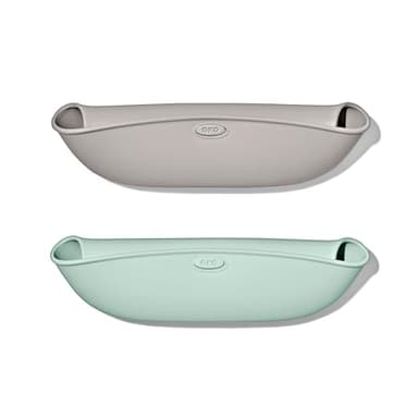 OXO Tot Roll-Up Bib - 2 Pack - Drizzle and Opal - Image 2