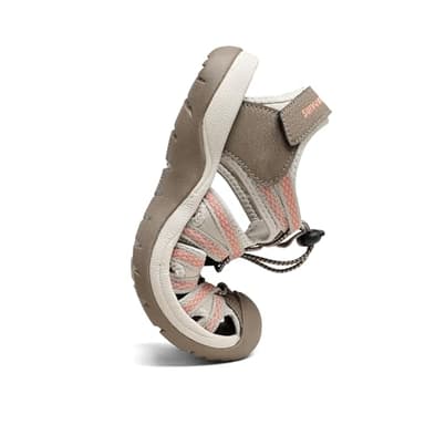 DREAM PAIRS Womens Closed Toe Hiking Summer Outdoor Sport Athletic Sandals,Size 8,Brown/Watermelon/RED,160912-W-NEW - Image 3