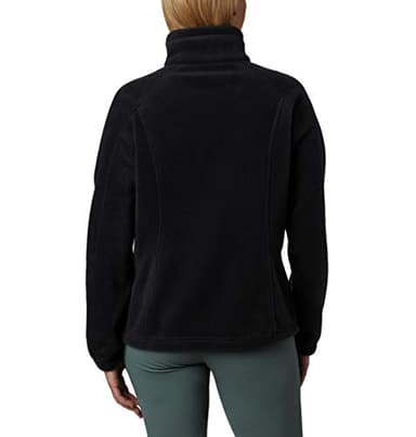 Columbia Womens Benton Springs Full Zip Fleece Jacket, Black, Medium - Image 2