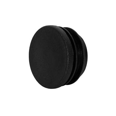 Flyshop Black Furniture Chair Leg Blanking End Caps 30 mm, 1-3/16" OD Hard Plastic Round Ribbed Tube Inserts Plugs Floor Protectors 10 PCS - Image 6