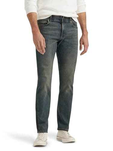 Lee Men's Extreme Motion Straight Taper Jean Maverick 36W x 28L - Image 1
