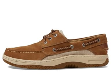 Sperry Mens Shoes Men's Billfish 3-Eye Boat Shoe, TAN Nubuck, 10 - Image 4