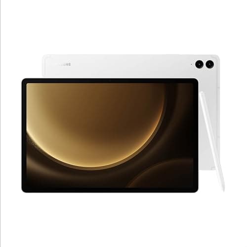 Samsung Galaxy Tab S9 FE+ Plus 12.4” 128GB Android Tablet, Long Battery Life, Powerful Processor, S Pen, 8MP Camera, Lightweight Durable Design, Expandable Storage, US Version, 2023, Silver - Image 1