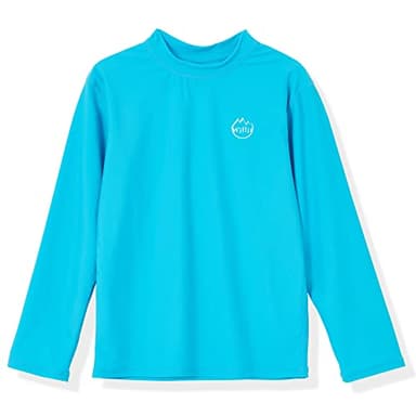 Willit Boys Rash Guard Swim Shirt Baby/Toddler Long Sleeve UPF 50+ Sun Protection SPF Quick Dry Shirt Blue 3T - Image 2