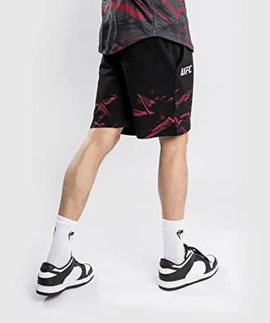 Venum Men's Standard Shorts, Black/Red, 3X-Large - Image 6