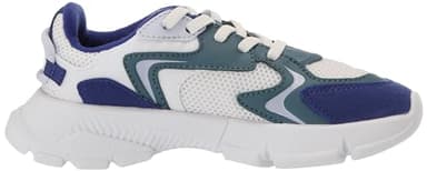 Lacoste Unisex-Child Infant's L003 Neo Sneaker, Blue/White, 4.5 - Image 6