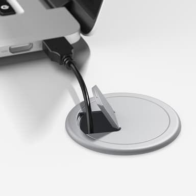 Bush Business Furniture Studio C 66W x 30D Office Desk in White - Image 6