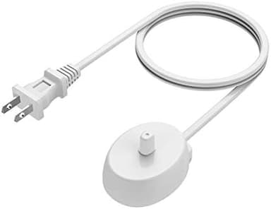 LAP POW Replacement Charger Compatible with Oral B Electric Toothbrush Series 3 4 5 6 Pro 1000/3000/5000, Inductive Charging Base Portable Waterproof Power Cord Environmental ABS, Model XT-3757 White - Image 3