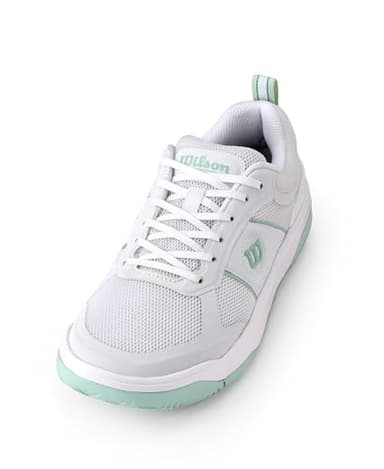 WILSON Women's Pickle Pro Sneaker, White/Surf Spray, 7.5 - Image 10