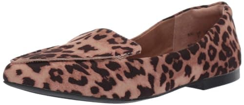 Amazon Essentials Women's Loafer Flat, Rose Leopard, 10 - Image 1