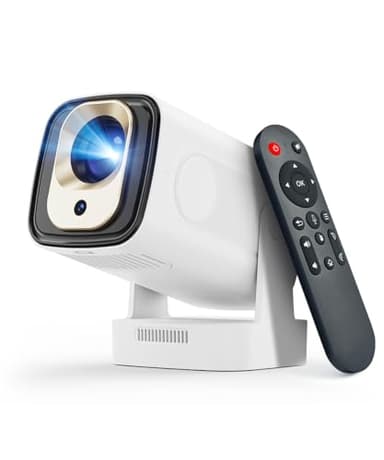【Auto Focus&1080P】Magcubic Mini Smart Projector with 4K Support, Portable Projector with Wifi and Bluetooth, 5W Speaker, Built in Apps, Voice Control, Outdoor Movie Projector - Image 1
