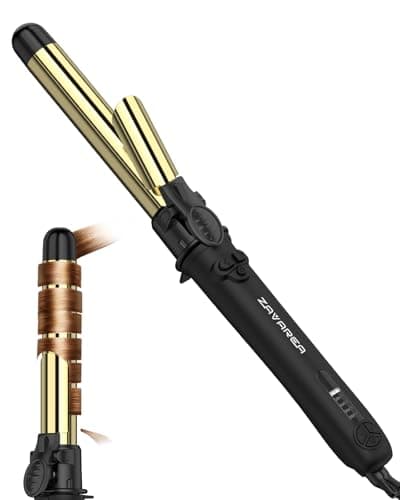 Rotating Curling Iron 1 Inch for All Hair Types-Rapid Heating Automatic Curling Iron Self Curling Wand-Dual Voltage Auto Rotating Hair Curler for Curls and Waves - Image 1
