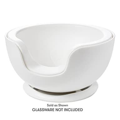 VoChill Stemless Wine Glass Chiller | Keep the Chill In Your Glass | Made in the USA | Separable & Refreezable Chill Cradle | Actively Chills Stemless Glassware | Quartz, Single Stemless - Image 2