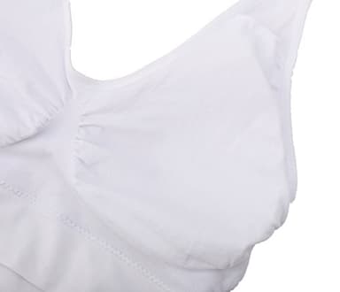 ohlyah Women s Seamless Wire-Free Bra with Removable Pads 3 Pack black White Nude XXL 36DD 38D 40B 40C 42B - Image 4