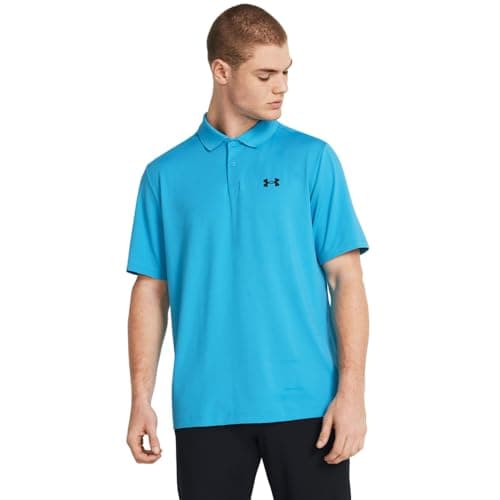 Under Armour Men's Performance 3.0 Polo, (419) Capri / / Black, Small - Image 1