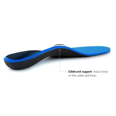 Inserts Relieve Plantar Fasciitis - Flat Feet Insoles Arch Supports, Orthotic Insoles for Foot Pain Arch Pain Reduce Muscle Fatigue Absorb Shock (Mens 6-6 1/2 | Womens 8-8 1/2) - Image 4