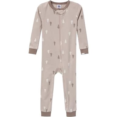 Gerber Baby-Girls 3-Pack Snug Fit Footless One-Piece Cotton Pajamas, Moose & Trees, 3-6 Months - Image 3