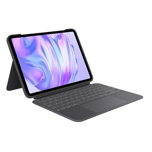 Logitech Combo Touch iPad Pro 11-inch (M4)(2024) Keyboard Case - Detachable Backlit Keyboard for iPad Pro 11, Kickstand, Multi-use Mode - Midnight Black - Image 1