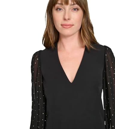 Tommy Hilfiger Women's Dresses Shift,Black,6P - Image 6