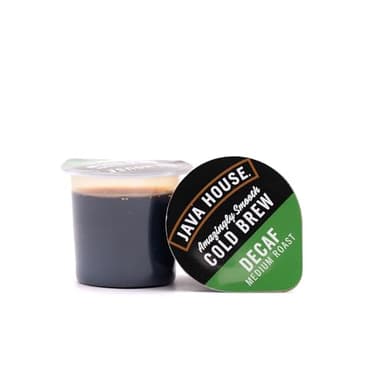 Java House Single-Serve Cold Brew Coffee Pods – Premium 100% Arabica Liquid Concentrate – Smooth & Bold Decaf Roast – 12 Pods – Ready Hot or Iced, Travel-Friendly, TSA Approved - Image 2