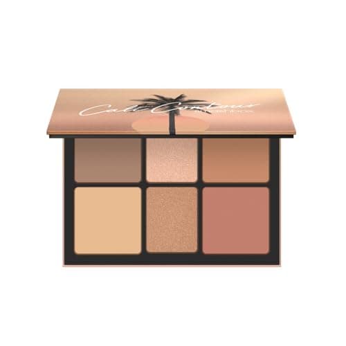 Smashbox The Cali Contour Palette | Six-Shade Contour Kit with Highlighter, Bronzer and Blush to add Dimension + Glow, 0.69 Ounce, Light to Medium - Image 1