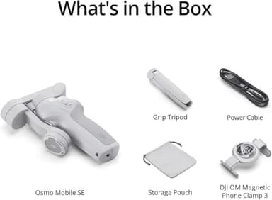 DJI Osmo Mobile SE, 3-Axis Phone Gimbal for iPhone, Android, Built-in Tripod, Selfie Stick, Gimbal Stabilizer for iphone, Andriod, ActiveTrack 6.0, Vlogging Stabilizer for Youtube, TikTok, Travel - Image 7