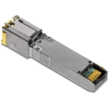 TRENDnet 10G RJ-45 Copper SFP+ Module, Convert A Standard SFP+ Slot Into A RJ-45 Multi-Gigabit Port, Connect Devices Up to 30m (98ft), Hot-Pluggable, Lifetime Protection, Silver, TEG-10GBRJ - Image 9