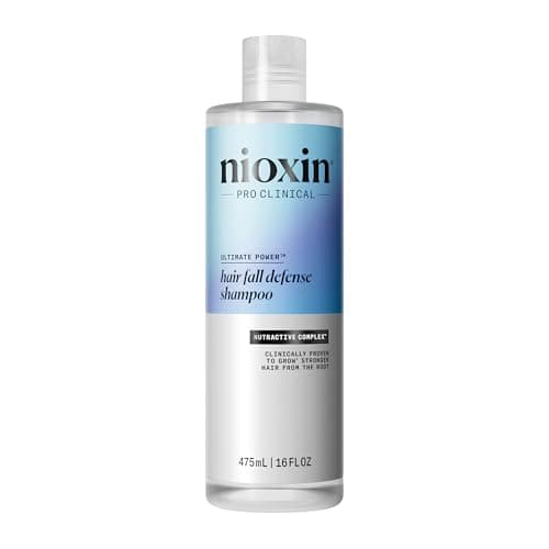 Nioxin Hair Fall Defense Shampoo | Activates Hair Follicles for Visibly Less Hair Loss | With Niacinamide, Caffeine, Lauric Acid, and Sandalore | 16 Fl Oz. - Image 1