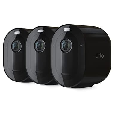 Arlo Pro 5S Spotlight Security Camera 2K HDR | Outdoor | Wireless | Dual-Band Wi-Fi Connects to Strongest Network|12X Zoom, 2-Way Audio, Color Night Vision,Live Stream(Black, 3 Cameras) - Image 1