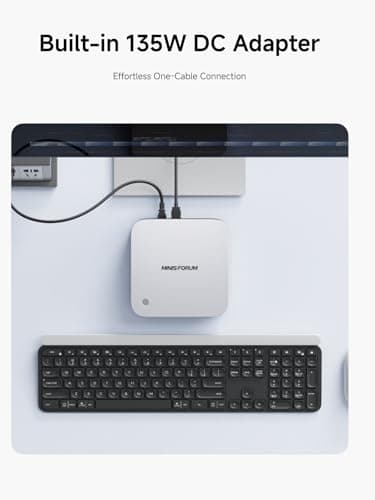 MINISFORUM Mini PC AI X1 Pro AMD Ryzen AI 9 HX370(12Cores/24 Threads)&AMD Radeon 890M Mini Gaming PC,96GB DDR5 2TB SSD,8K Quad Output(HDMI+DP+2xUSB4),Dual 2.5 LAN/WIFI7/BT5.4/Oculink,Copilot PC - Image 7