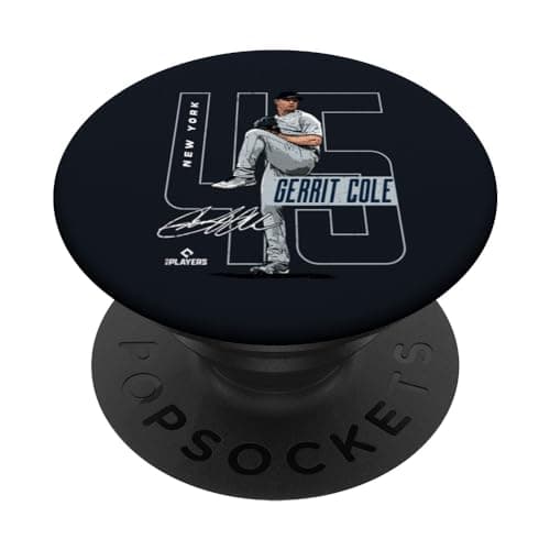 Gerrit Cole | New York Baseball MLB Players | MLBCOL4058 PopSockets Adhesive PopGrip - Image 1