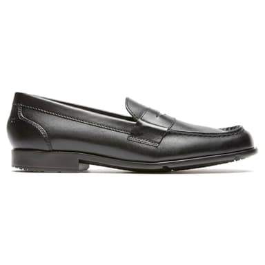 Rockport Men's Classic Loafer Penny, Black II, 10 Wide - Image 6