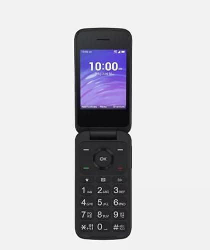 TCL Classic 4058W AT&T 4G LTE Unlocked Flip Phone 8GB (Renewed) - Image 1